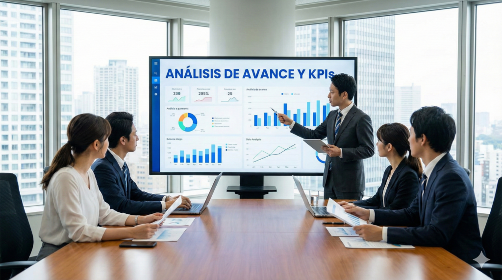 análisis de avance y kpis