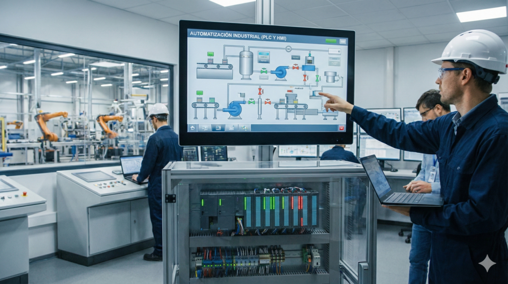 automatización industrial (plc y hmi)