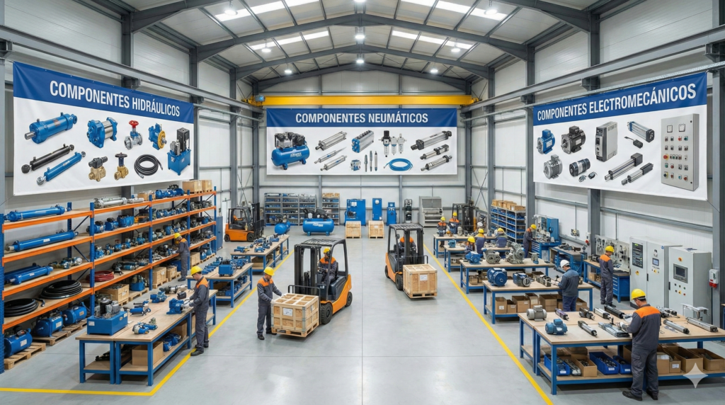 componentes hidráulicos, neumáticos y electromecánicos