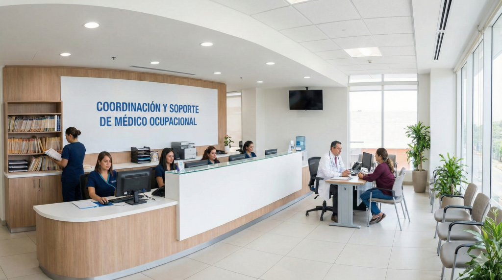 coordinación y soporte de médico ocupacional