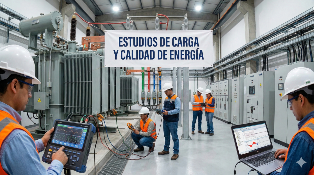estudios de carga y calidad de energía