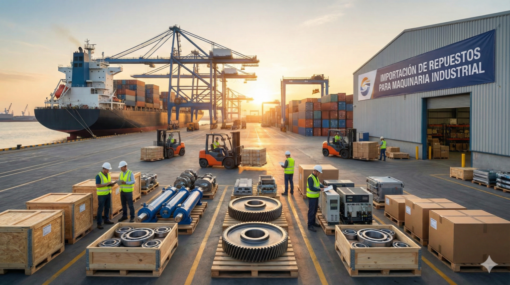 importación de repuestos para maquinaria industrial
