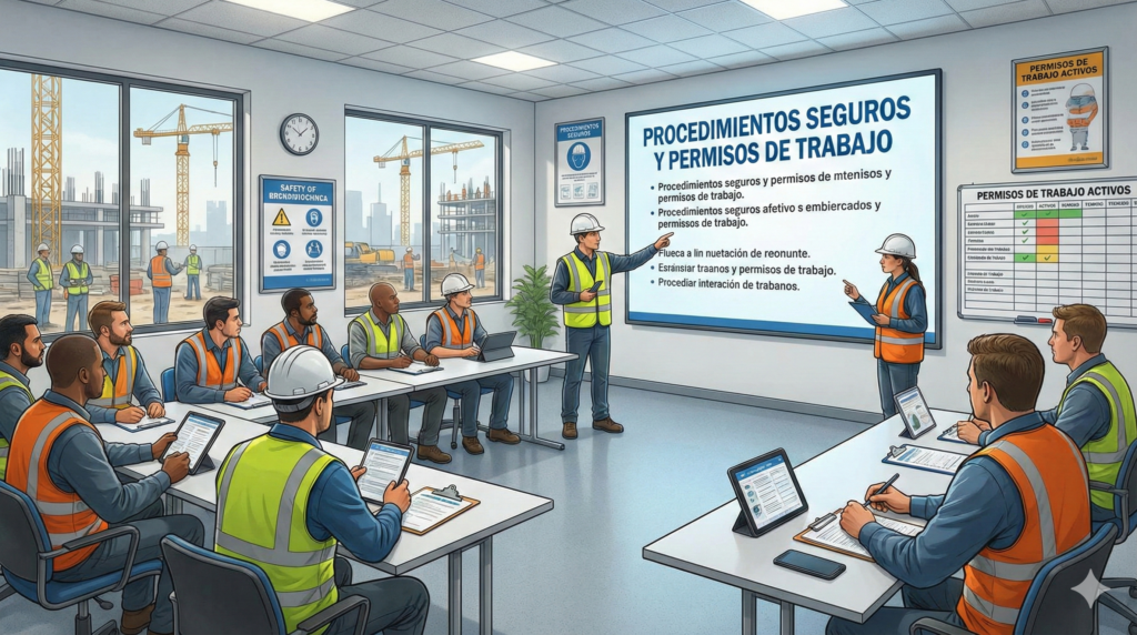 procedimientos seguros y permisos de trabajo