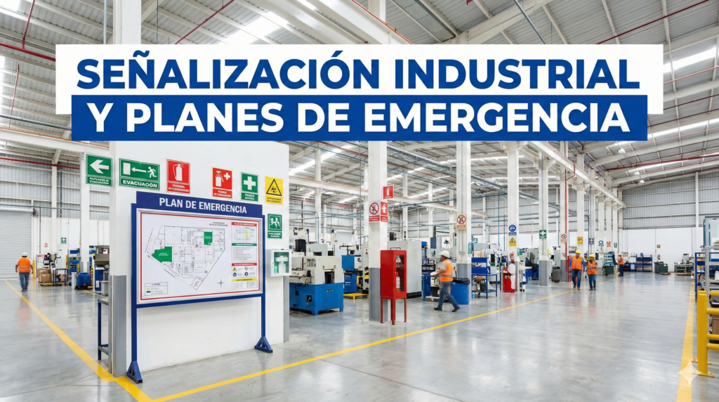 señalización industrial y planes de emergencia