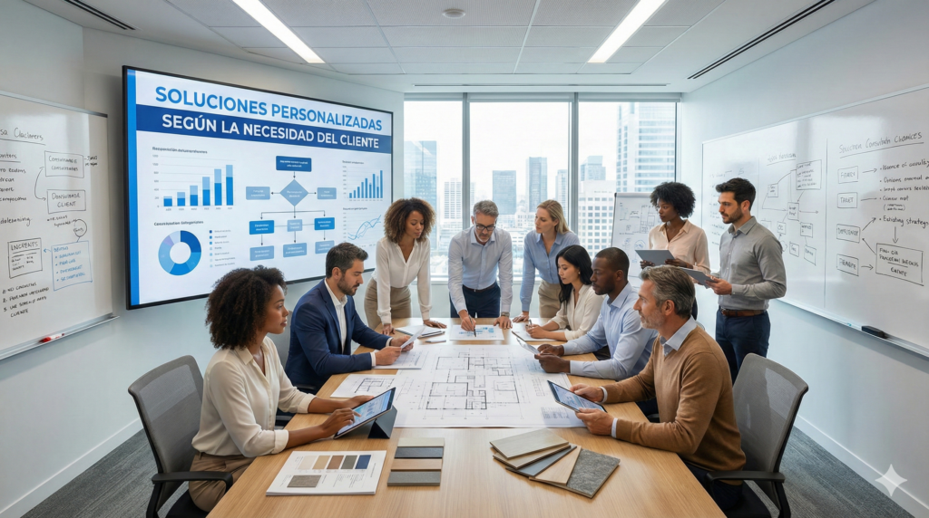 soluciones personalizadas según la necesidad del cliente